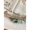 Green Flowers Lace Lolita Hairpin