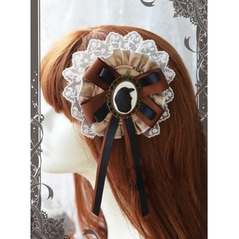 Magic Tea Party Raven And Writing-desk Series Classic Lolita Hair Pin