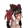 Magic Tea Party- Garden Restaurant Series Bowknot Sweet Lolita Hair Hoop And Hair Clips Set