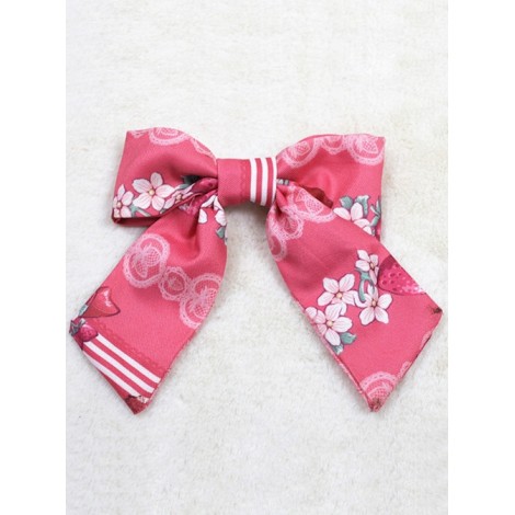 Strawberry Rabbit Series Red Printing Sweet Lolita Hair Clip