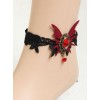 Gothic Handmade Butterfly Girls Lolita Ankle Belt