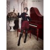 Love And Death Series Printing Wine Red Lolita Bloomers