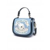 Cute Embroidery Rabbit Blue Sweet Lolita Shoulder Bag