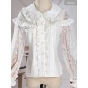 Retro Doll-collar Lace Hollowed Out Classic Lolita Long Sleeve Shirt