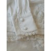 Rice-white Ruffle Stand Collar Classic Lolita Long Sleeve Shirt