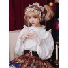 White Cotton Little High Collar Classic Lolita Long Sleeve Shirt