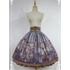 Steampunk Cat Series Cat Ears Collar Gray-blue Punk Lolita Shoulder Straps Skirt