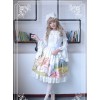 The Lark Song Series High Waist Oil Painting Retro Classic Lolita Skirt