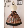 Walnut Soldier's Wonderful Journey High Waist Lolita Skirt