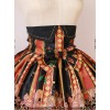 Walnut Soldier's Wonderful Journey High Waist Lolita Skirt