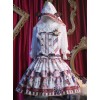 The Royal Teddy Bear Band Sweet Lolita Shoulder Straps Hooded Skirt