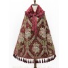 Jacquard Windbreak Gorgeous Retro Classic Lolita Cloak