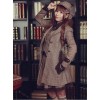 Beck Street's Dense Fog Series Khaki Detective Style Lolita Female Coat