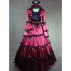 Matte Satin Lace Gothic Lolita Prom Dress