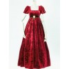 Surface Spell Juliet High Waist Jacquard Lolita Short Sleeve Dress