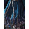 Surface Spell Rosary Printing High Waist Lolita Long Sleeve Dress