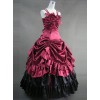 Victorian Bowknot Ruffles Gothic Lolita Prom Sling Dress