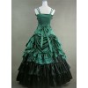 Victorian Bowknot Ruffles Gothic Lolita Prom Sling Dress