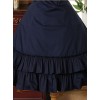 Vintage Dark Blue School Lolita Short Sleeve Dress