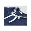 Navy Style Loose Short Sleeve School Lolita Dress