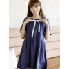 Navy Style Loose Short Sleeve School Lolita Dress