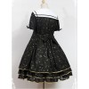 Sailor Collar Three Layers Skirt Hemline Casual Lolita OP - Star Signs Kindergarten by Souffle Song