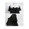 Sailor Collar Three Layers Skirt Hemline Casual Lolita OP - Star Signs Kindergarten by Souffle Song