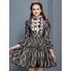 Black Lace Elegant Gothic Lolita Long Sleeves Dress