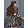 Black Lace Elegant Gothic Lolita Long Sleeves Dress