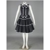 Black Sleeveless Cotton Gothic Lolita Dress