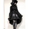 Black Sleeveless Halter Gothic Punk Lolita Dress