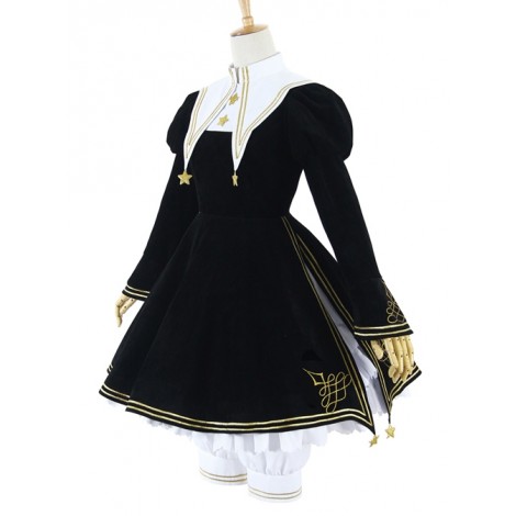 Cardcaptor Sakura Series OP Black Angel Gothic Lolita Long Sleeve Dress