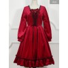 Little Red Riding Hood Series Retro Fairy Style OP Gothic Lolita Long Sleeve Dress