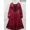 Little Red Riding Hood Series Retro Fairy Style OP Gothic Lolita Long Sleeve Dress