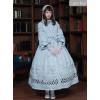 Lovely Long Sleeves Red Bow Cotton Lolita Dress