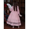 Lovely Long Sleeves Red Bow Cotton Lolita Dress