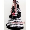 Swan Lake Series Lace Gothic Lolita Short Sleeve Dress