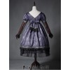 The Broken Doll Dai purple yarn sleeve long sleeve Lolita OP