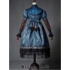 The Broken Doll Indigo Cuff Sleeve Lolita OP