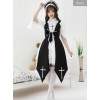 Cross Witch Gothic Lolita Black Or Red Dress And Shirt And Hat Set