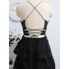 Cotton Backless Sexy Gothic Lolita Sling Dress