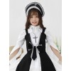 Cross Witch Gothic Lolita Black Or Red Dress And Shirt And Hat Set