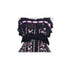 Sweet Black Lace Trim Ruffles Sleeveless Terylene Lolita Dress