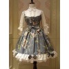 Time Painting Series Chinese Style Classic Lolita Short Sleeve Dress