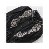 Black Retro Embroidery Standing Collar Classic Lolita Long Sleeve Dress