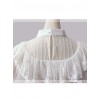 Chinese Style White Lace Sheep-leg Sleeve Classic Lolita Shirt