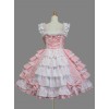 Sleeveless Bind Straps Lace Cute Sweet Lolita Dress