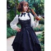 Summer Resort Girls Plaid High Waist Sweet Lolita Short Sleeves Dress