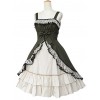 Short Sleeve Satin Yarn Classic Lolita Dress