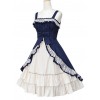 Short Sleeve Satin Yarn Classic Lolita Dress